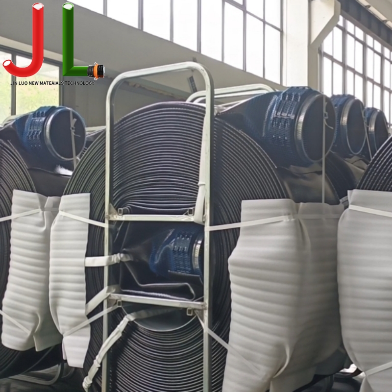 Tuyau de drainage renforcé en tissu TPU – Qualité minière et industrielle